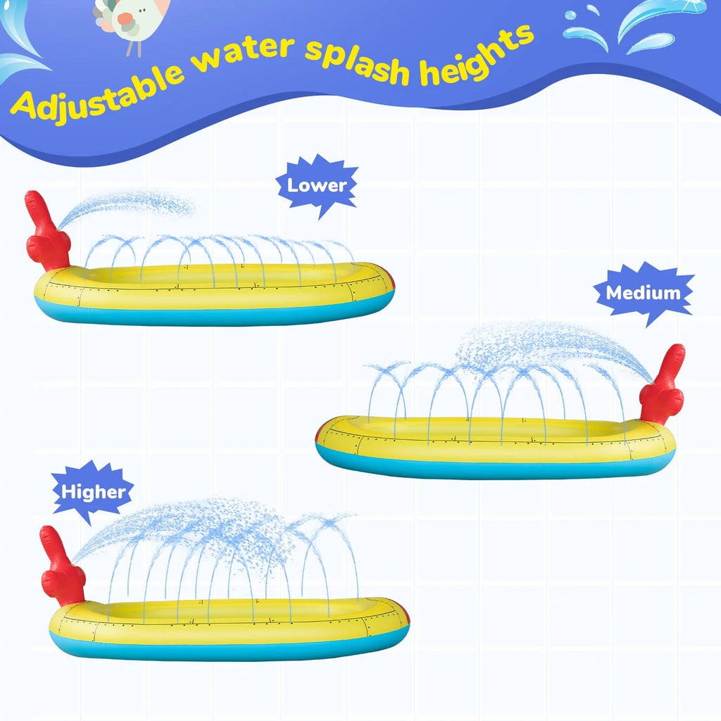 3-in-1 Splash Pad Outdoor Water Play Toys H937979