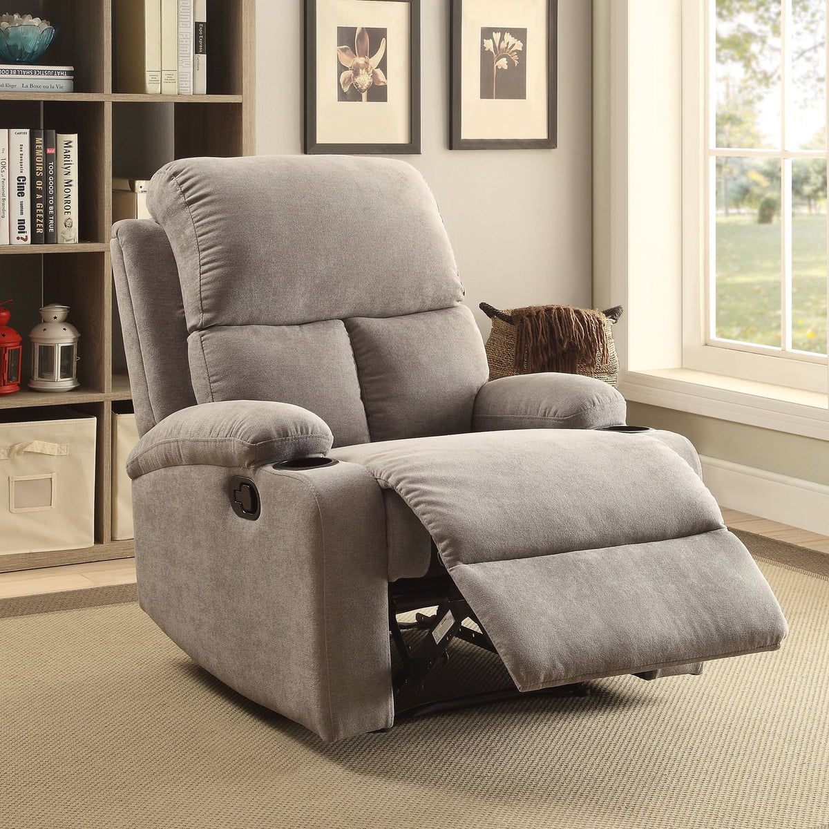 Gray Motion Recliner V13077