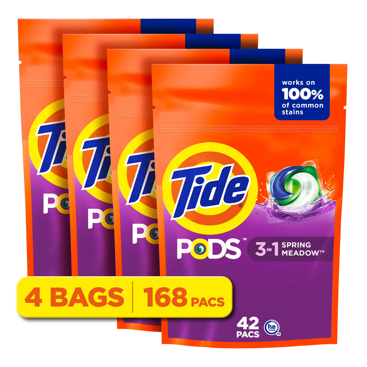 42 Count Liquid Laundry Detergent Pacs P9007