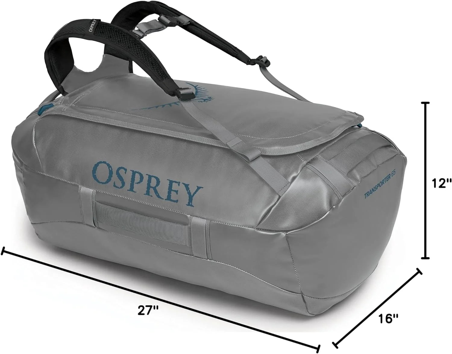 Smoke Grey 65 L Duffel Bag Z6435
