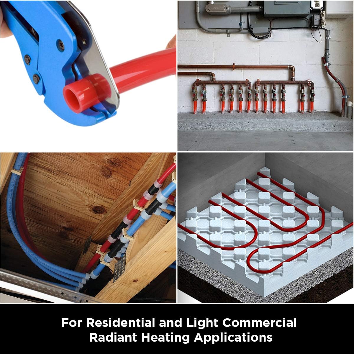 1/2 Inch X 300 Ft Red Non-Barrier Pex Tube Coil L210