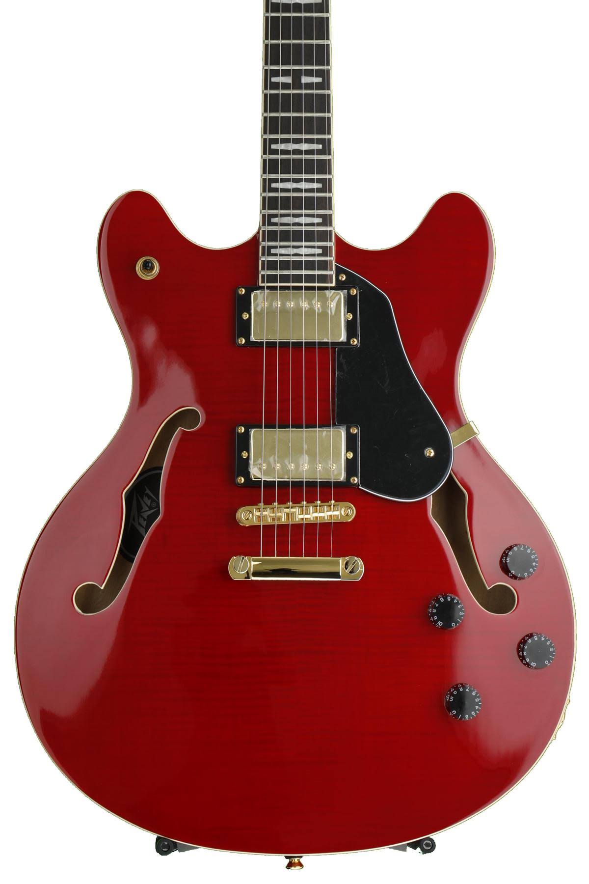 Red Hollowbody Guitar O222987