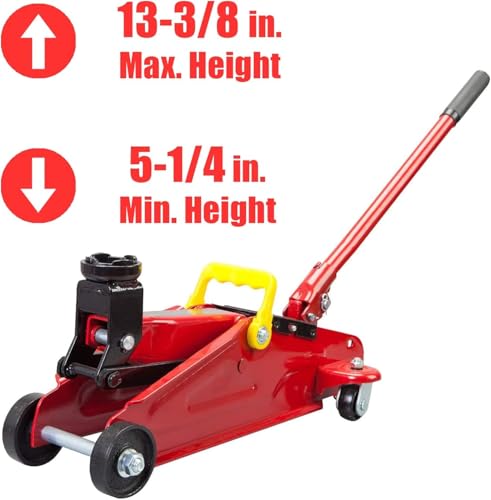 1.5 Ton Hydraulic Trolley Floor Jack with Carrying Case, Black N229494