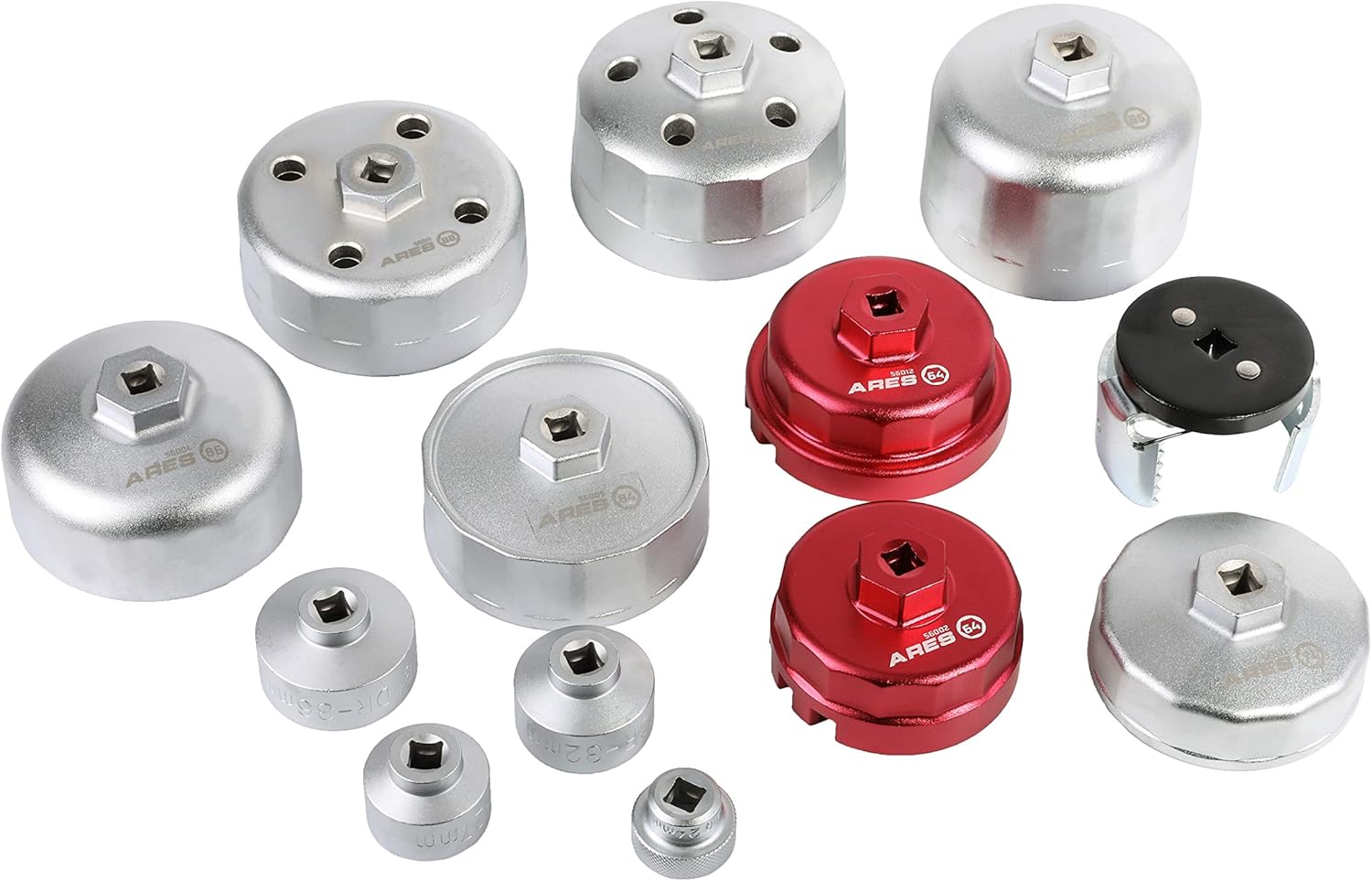 13-Piece Oil Filter Wrench Set with Storage Case N610644