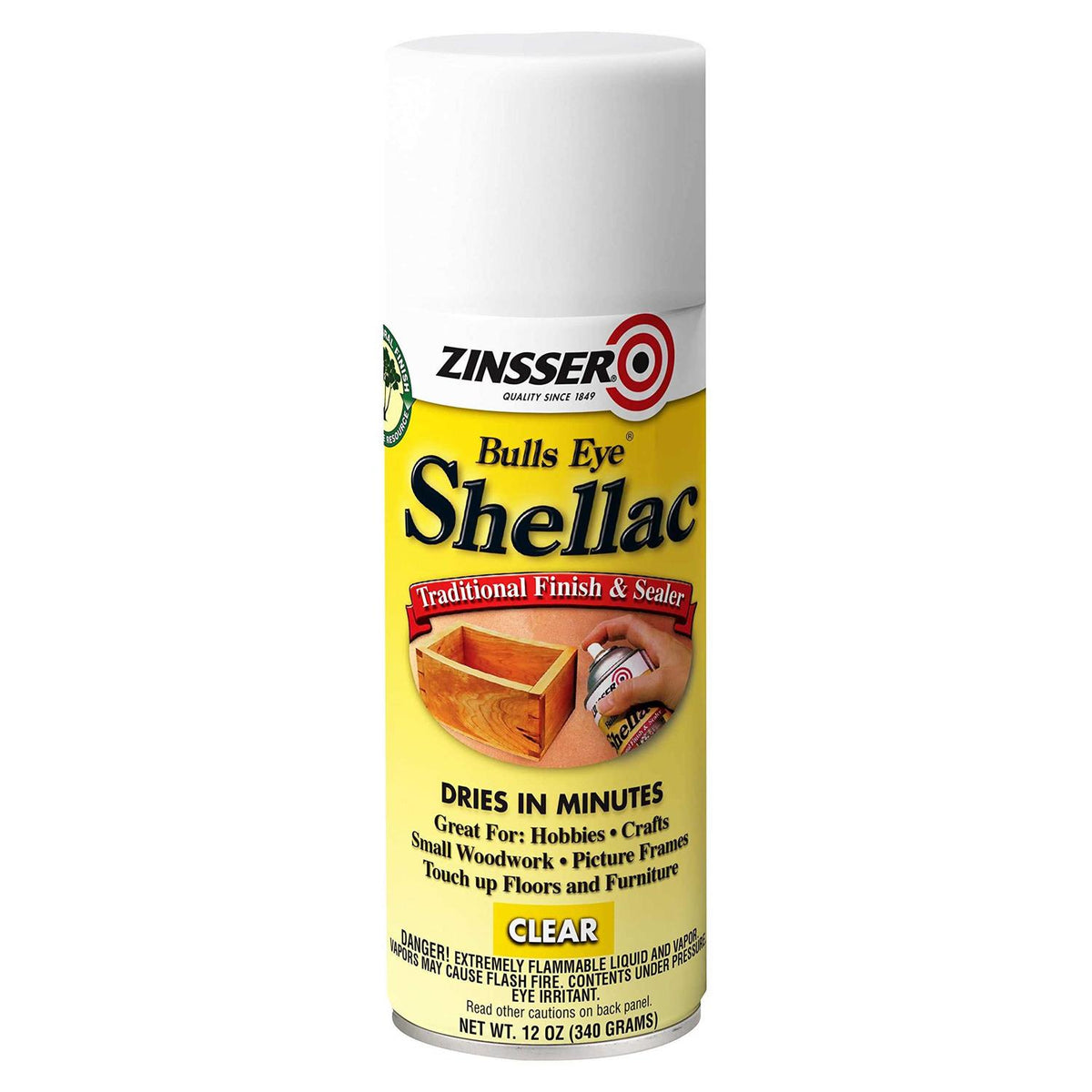12 oz Clear Spray Shellac W581851