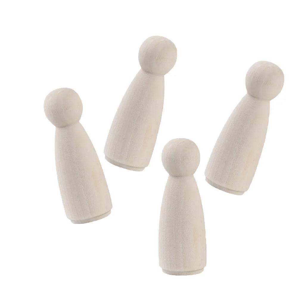 10pcs Wooden Peg Doll Body O965469
