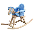 Rocking Horse with Blue Pad Q52820