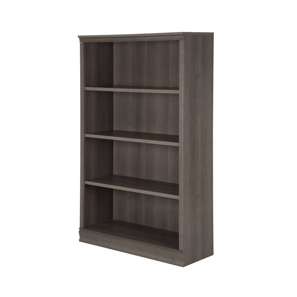 Gray Maple 4-Shelf Bookcase I764102