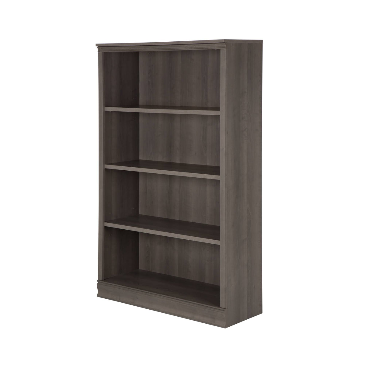 Gray Maple 4-Shelf Bookcase I764102