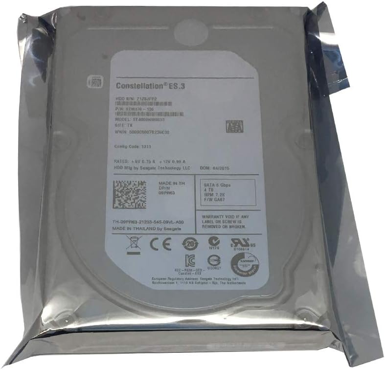4 TB 3.5 inch Internal Hard Drive SATA 7200 rpm 128 MB Buffer Renewed Pack of 2 E4898