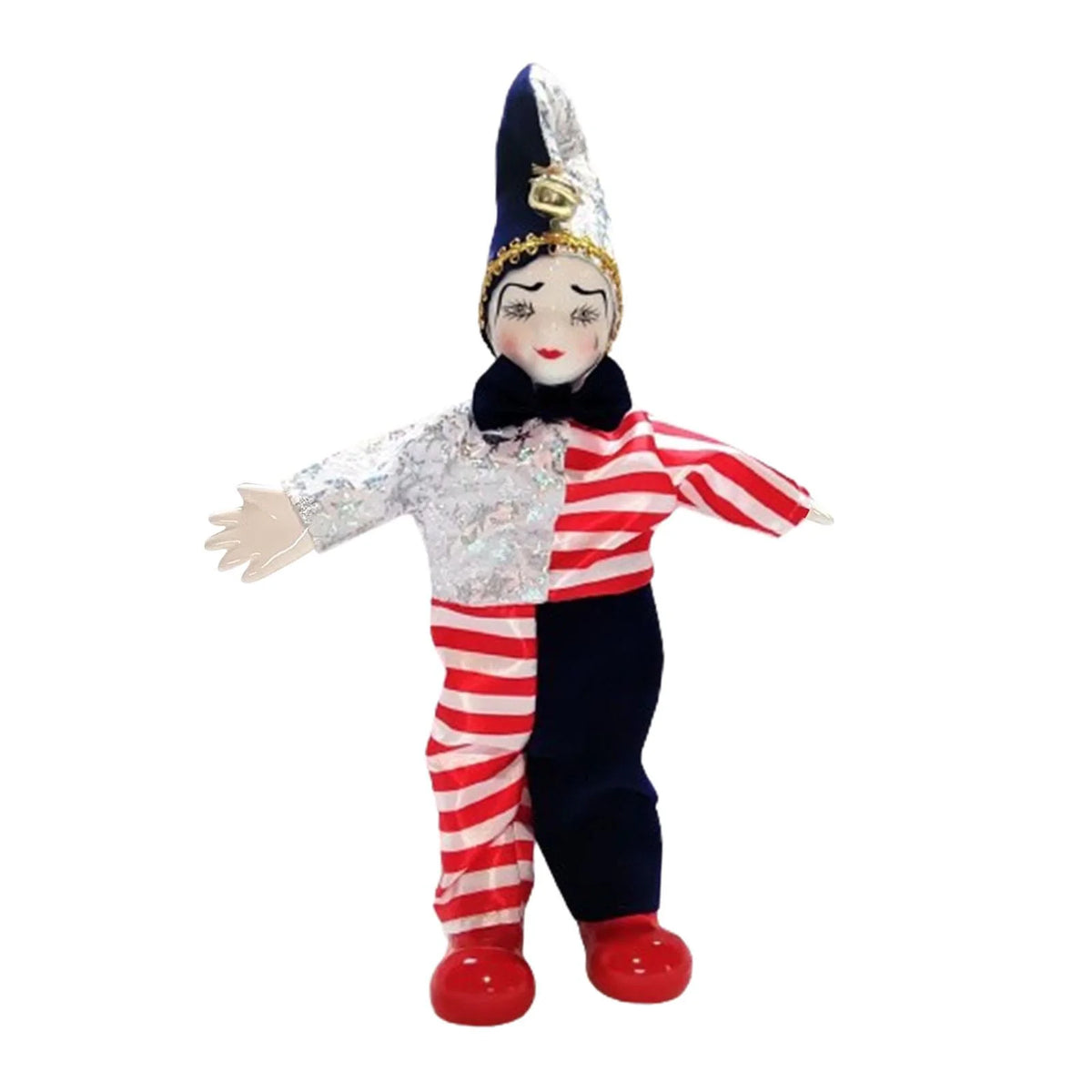 9.84'' Movable Joint Jester Doll K53393