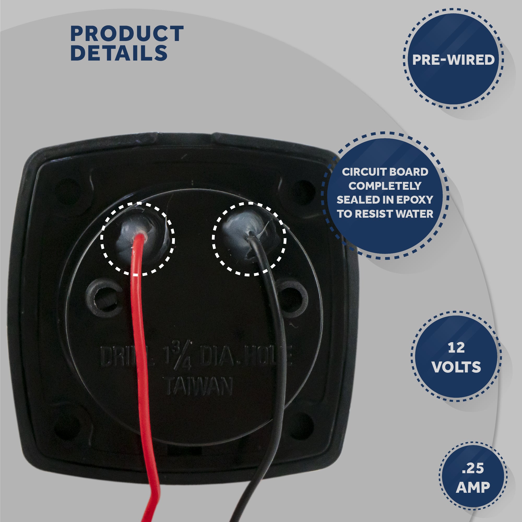 10 Pack Blue LED Marine Courtesy Lights Z5936