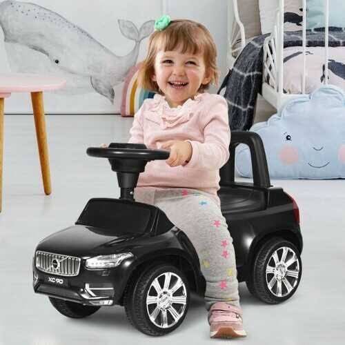 Black Ride on Push Car Toddlers Walker L44543
