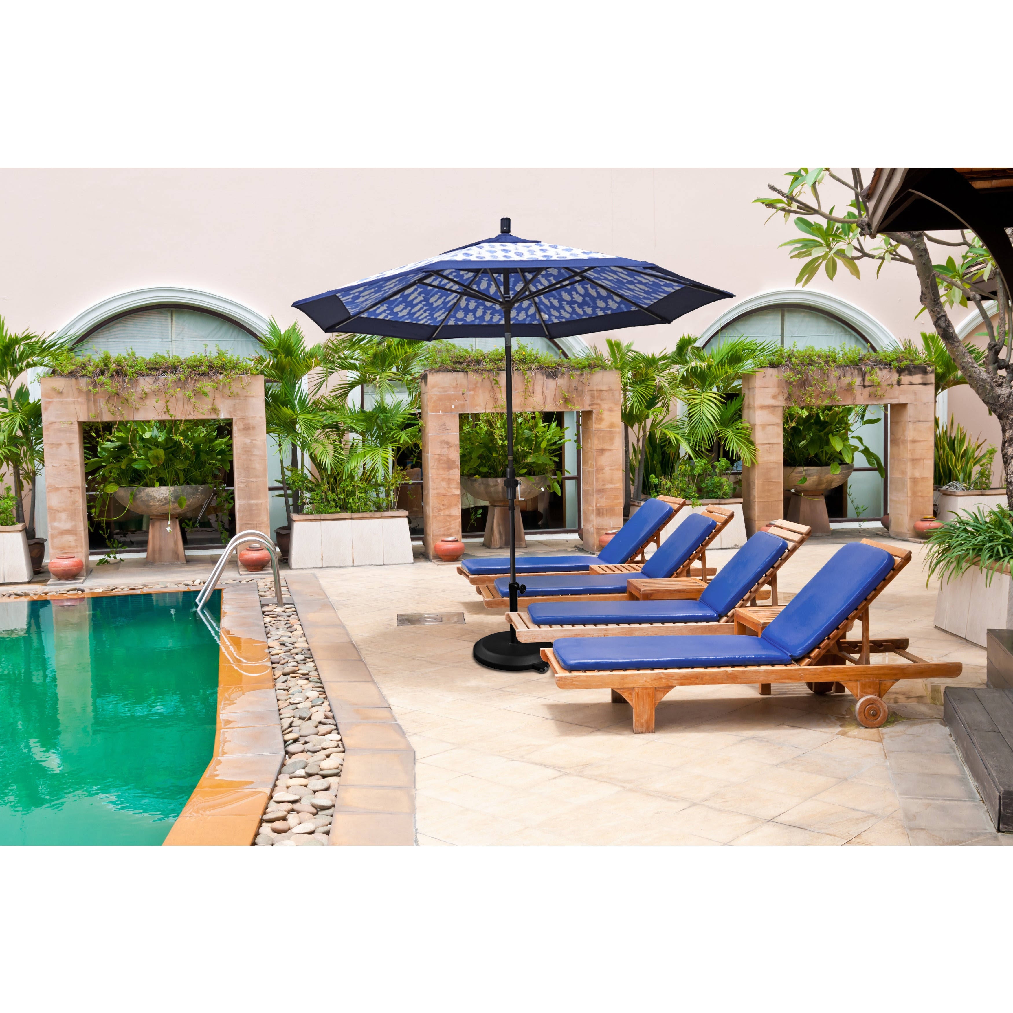 11 ft. Aluminum Double Vent Tilt Market Umbrella T77867