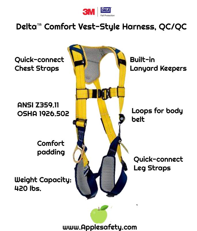 Yellow Full Body Harness F166579