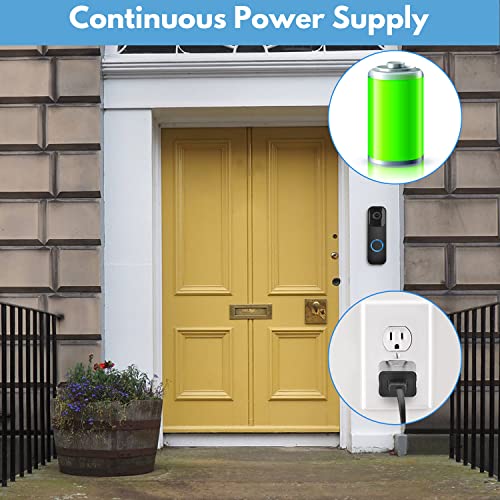 16.4ft Weatherproof Power Adapter for Video Doorbell U8998