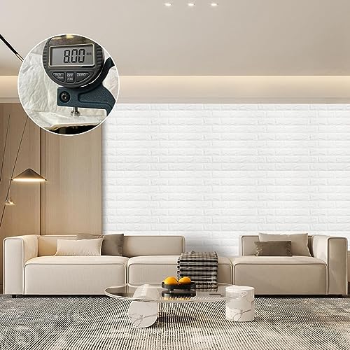 20 Pack Peel and Stick 3D Faux Brick Wall Panels G6408