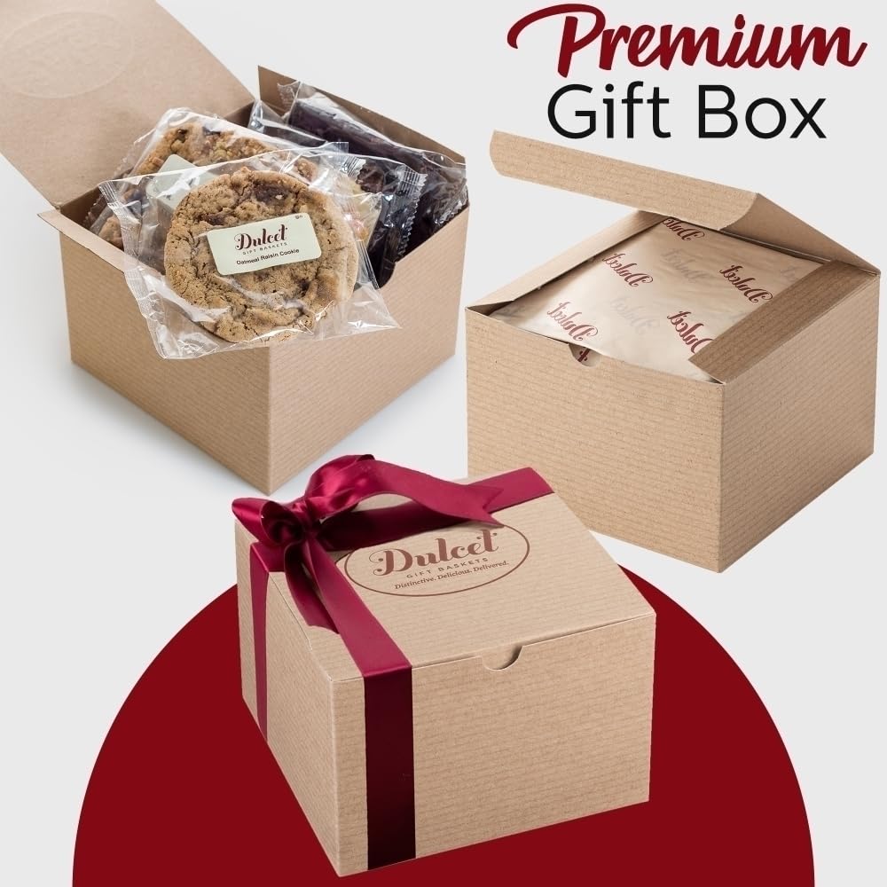 Classic Bakery Kraft Box - Soft Bite Cookies, Chocolate Fudge Brownies, Flaky Filled Rugelah M653