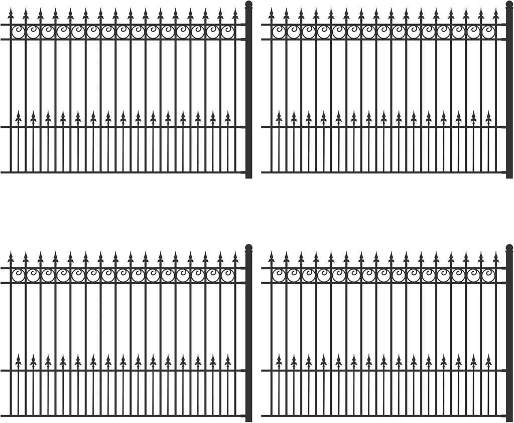 4-Panel Steel Fencing Kit 8x5 Each N29047
