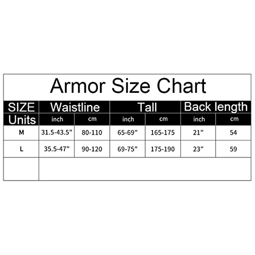 Adult Protective Armor Chest Spine Protector Vest L31090