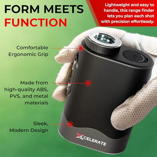 1000 Yards Rangefinder with Slope Mode, 6X Magnification, Magnetic Clip X62527