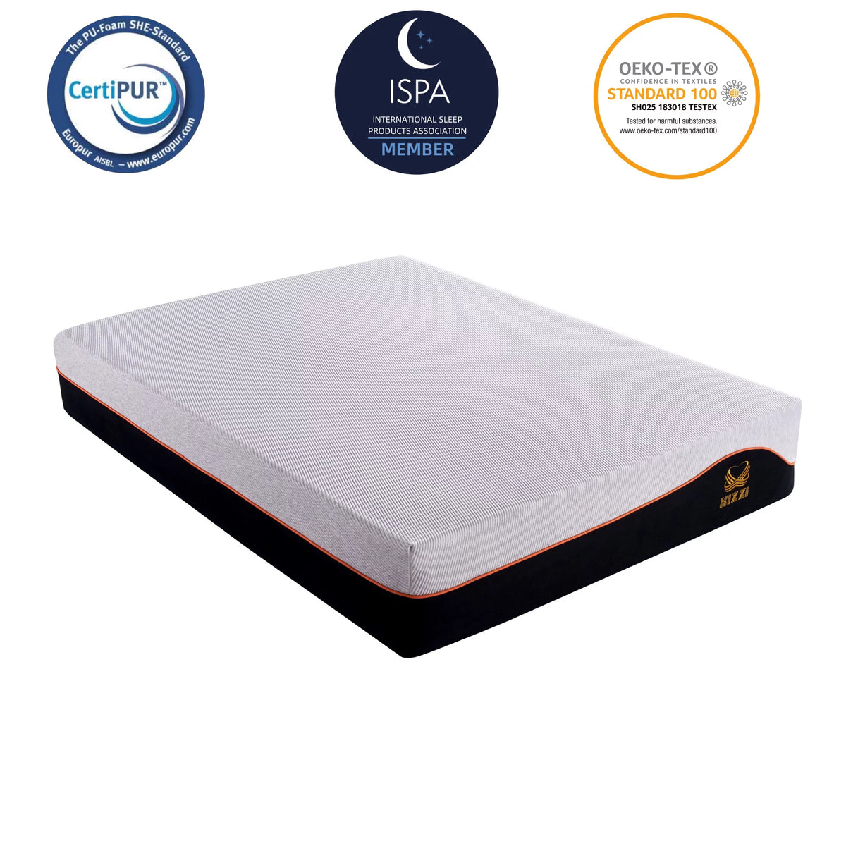 12 inch Hybrid Medium-Firm King Mattress with Gel Memory Foam X951628