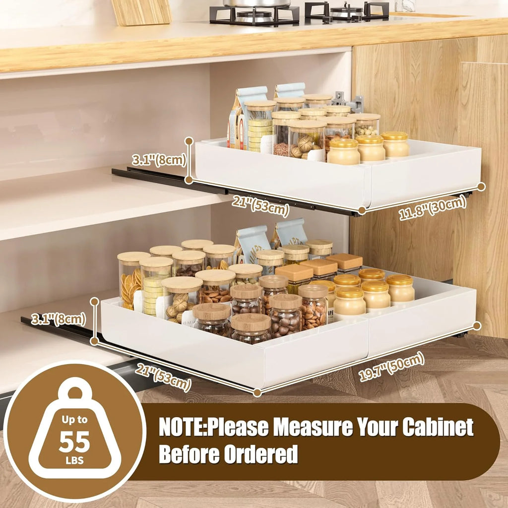 Width Expandable Heavy Duty Slide Out Drawers L23813