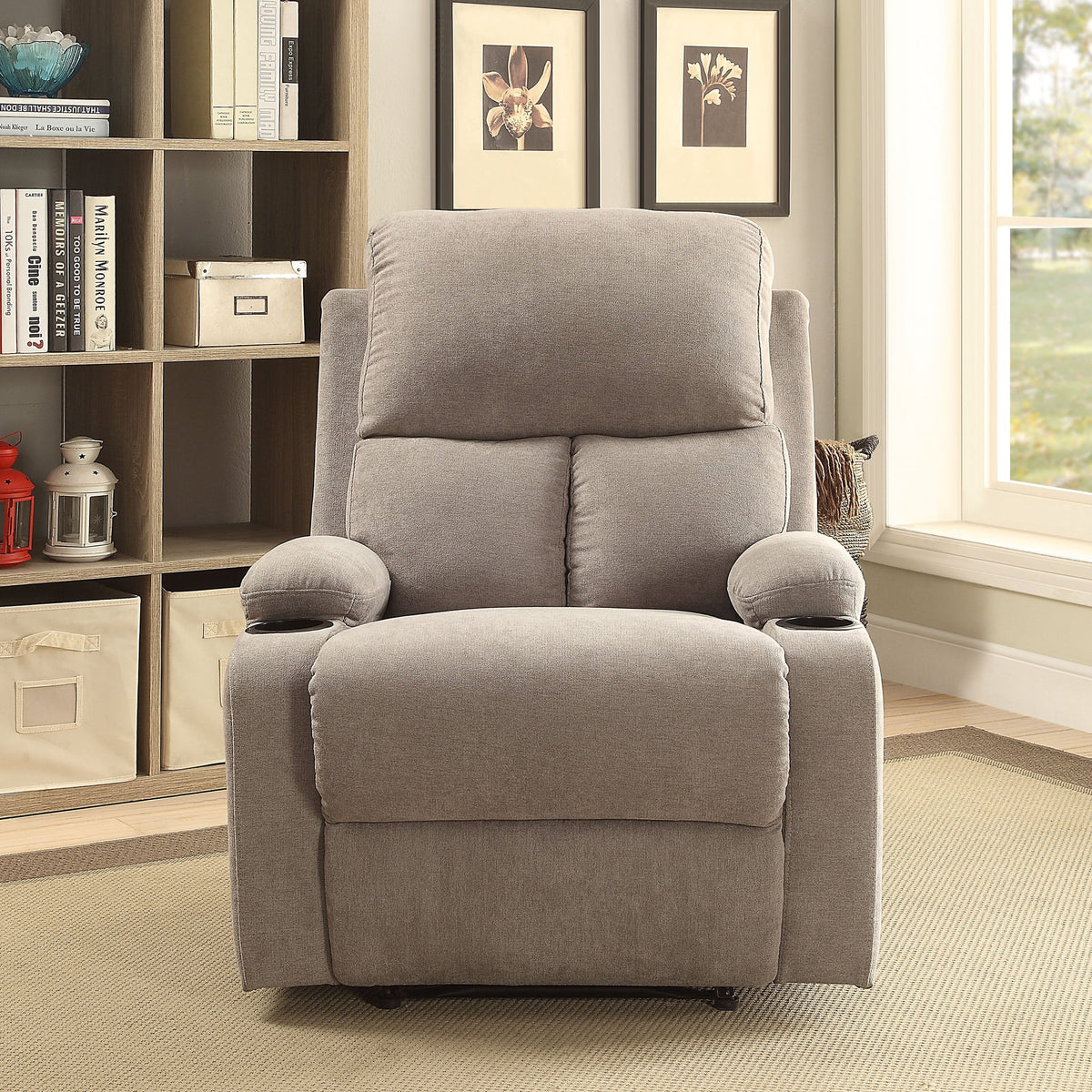 Gray Motion Recliner V13077