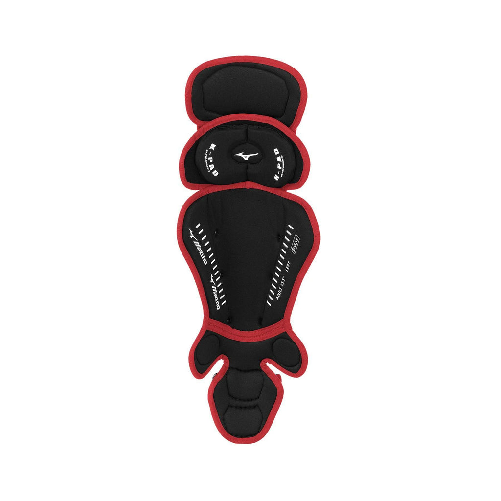 Black/Cardinal Youth Baseball Shin Guards C74488