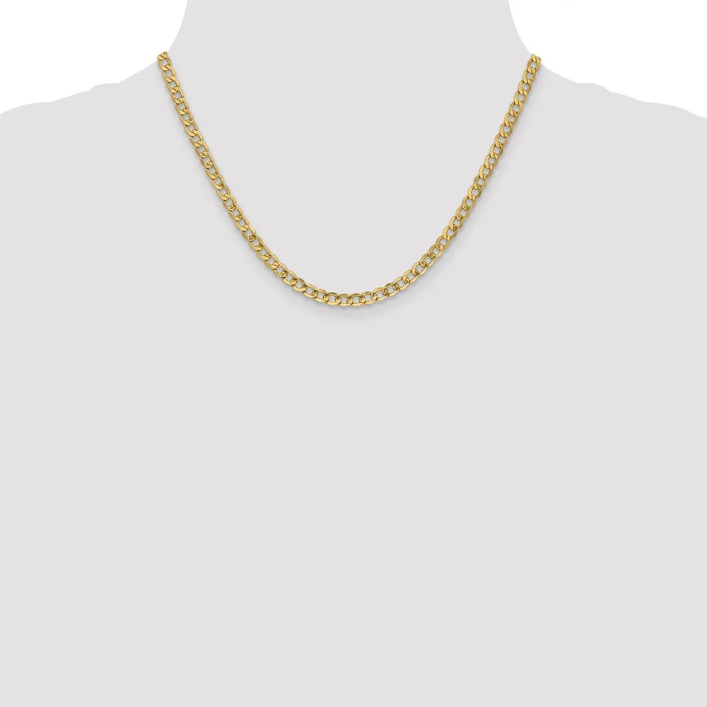 10 Karat Yellow Gold 18-inch Curb Link Chain A529264