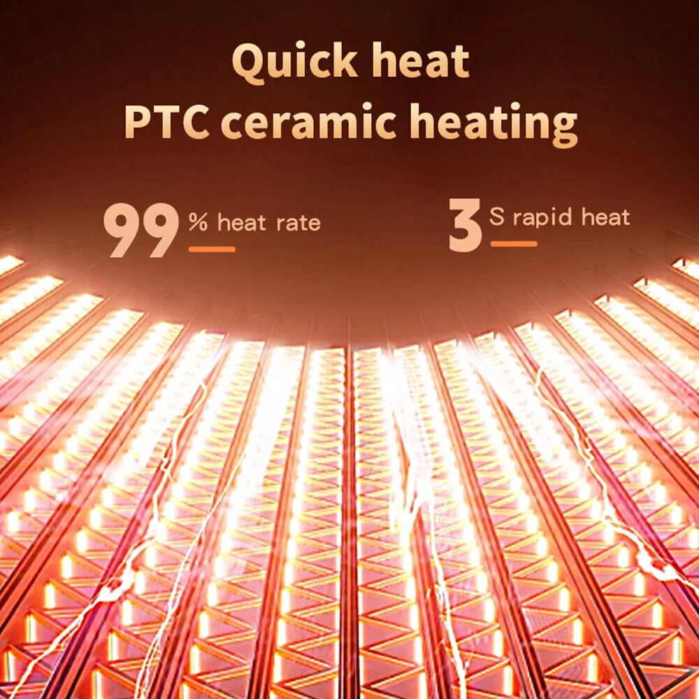 1000W Electric Fireplace Heater with 3D Flame N18831