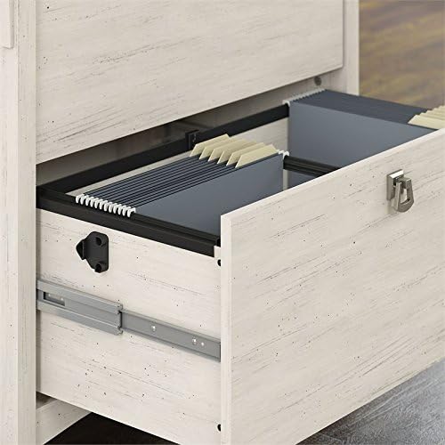 Antique White Lateral File Cabinet V28969