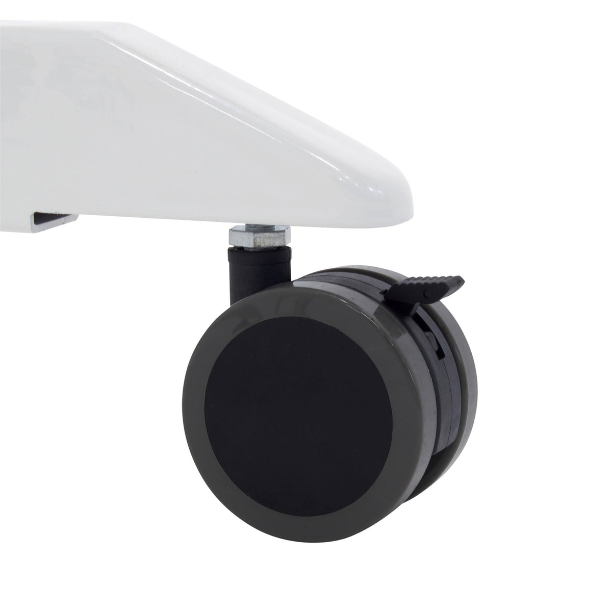 Height Adjustable Cart White Silver M2893