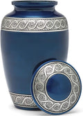 Blue Velvet Bag Adult Cremation Urn D49305