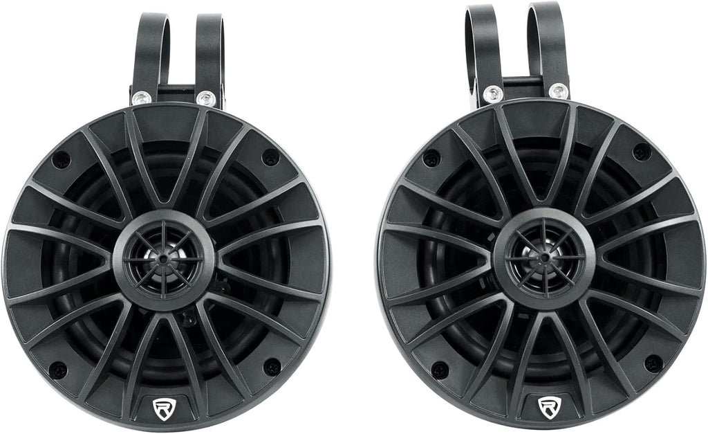 5.25" Powered Marine Bluetooth LED Tower Speakers R8158