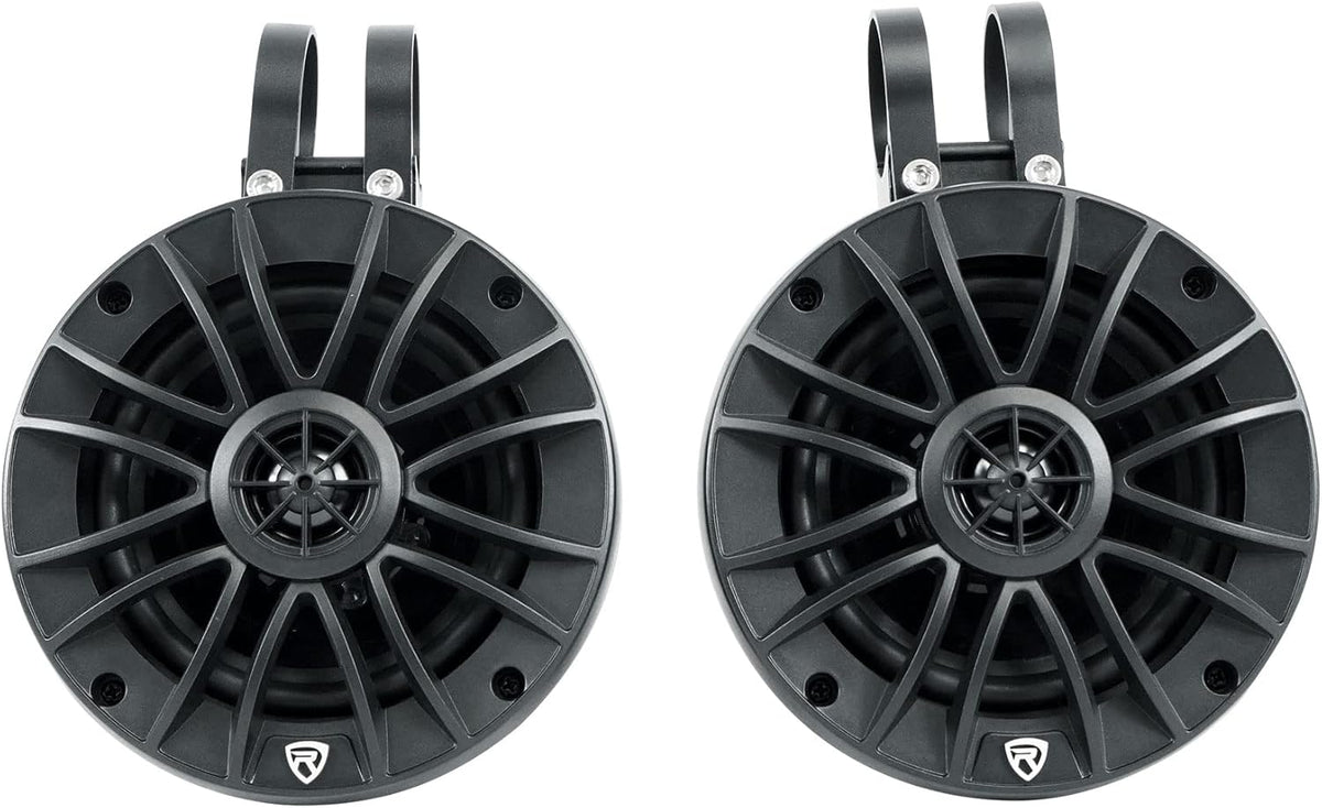 5.25" Powered Marine Bluetooth LED Tower Speakers R8158