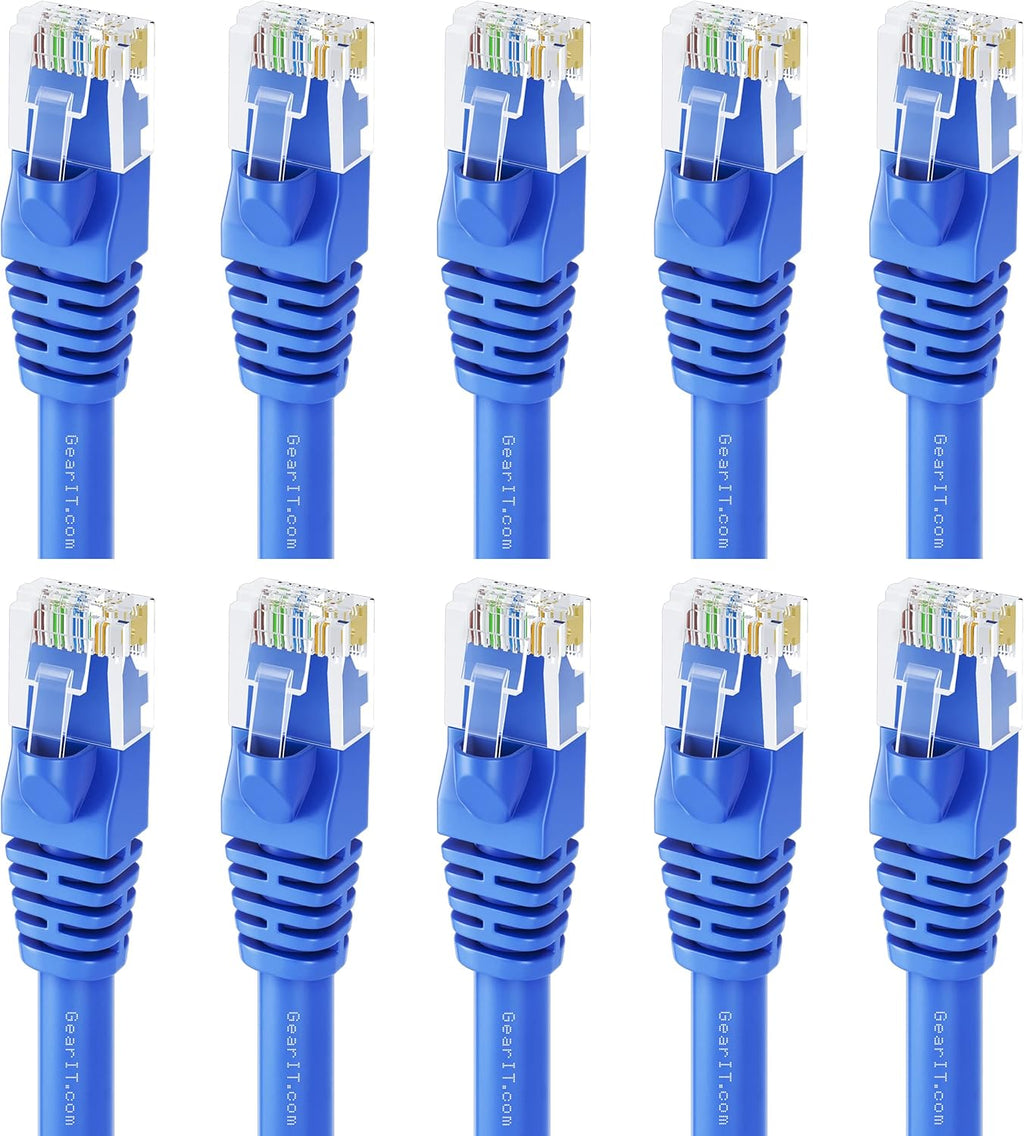 Cat 6 Snagless Ethernet Cable 0.5 Feet Blue O3939