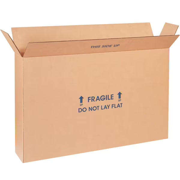 Flat-Panel TV Boxes, Kraft, Pack Of 5 J88356