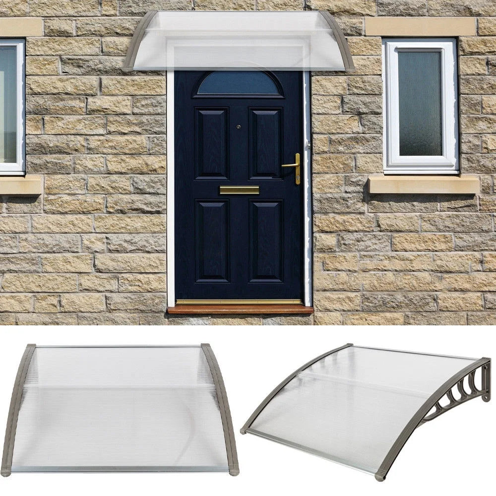 39"x29" Patio Awning Silver & Gray T757