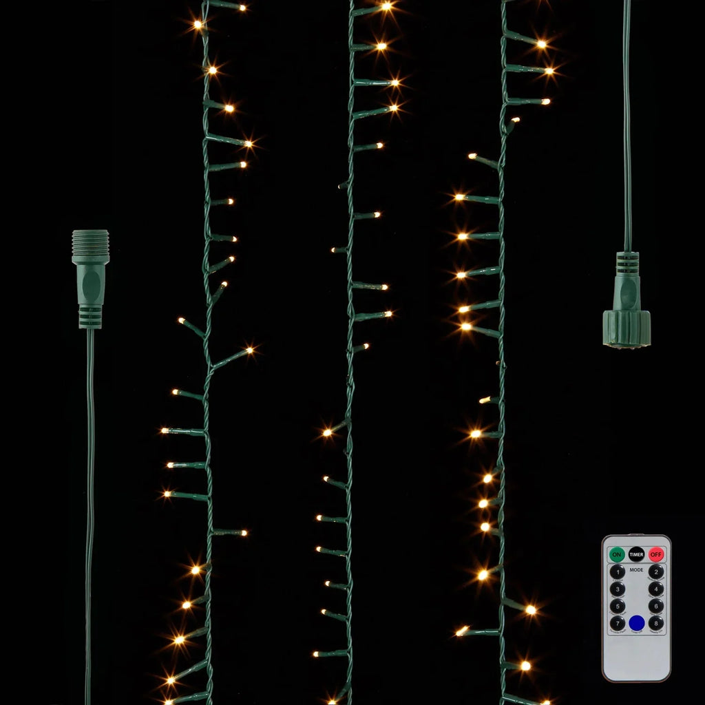 1000 White Lights Connectable Snake Garland Wire P708