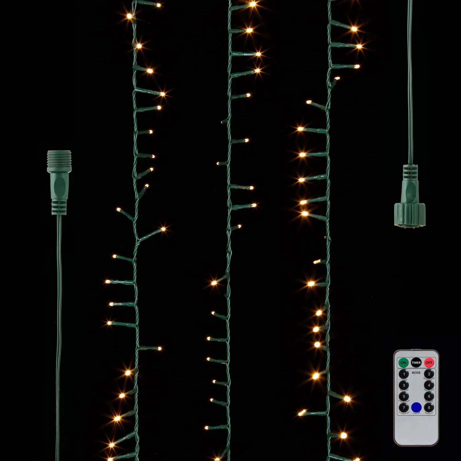 1000 White Lights Connectable Snake Garland Wire P708