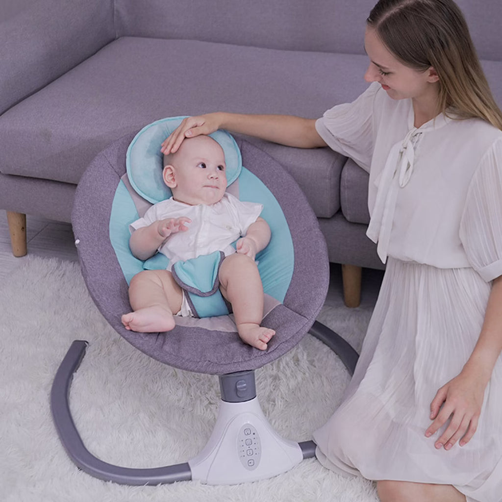 Blue Baby Bouncer Cradle Rocker Z594570