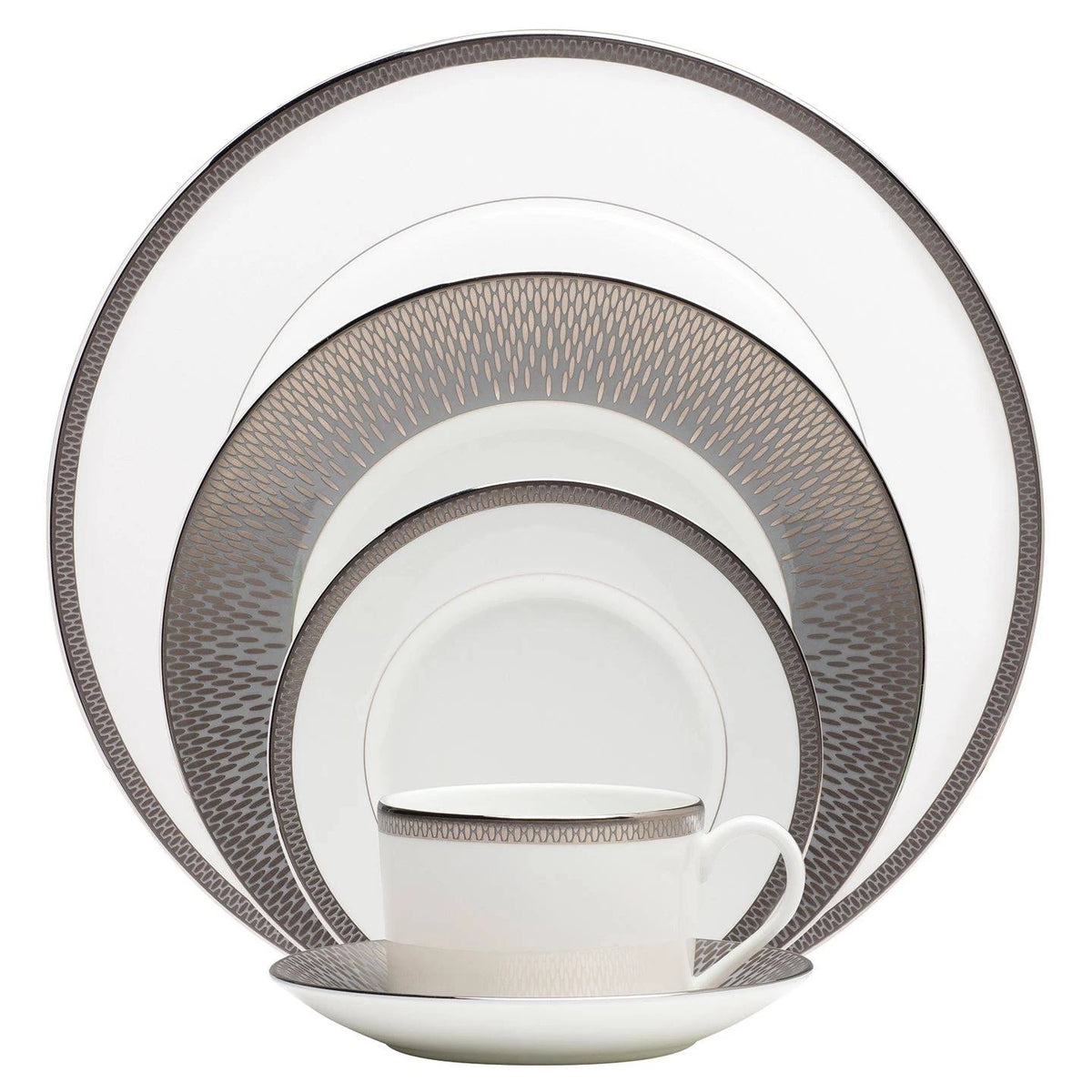Grey 5-Piece Place Setting S77635