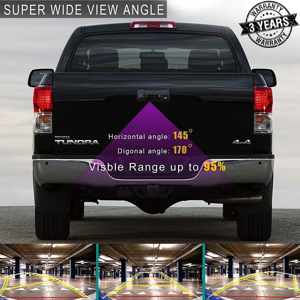 Rear View Backup Camera Compatible with Toyota Tundra 2007-2013 U88784