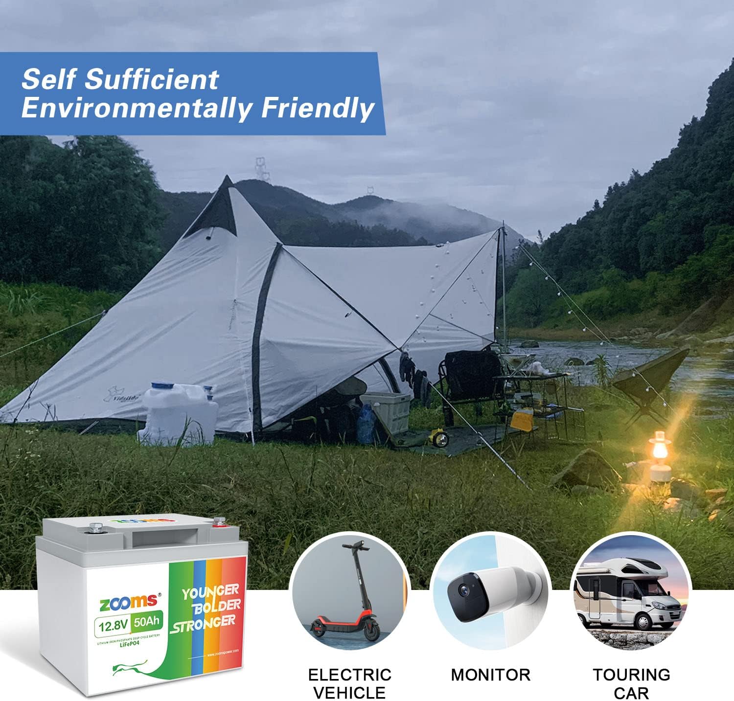 12.8V 50Ah Lithium LiFePO4 Battery P70715