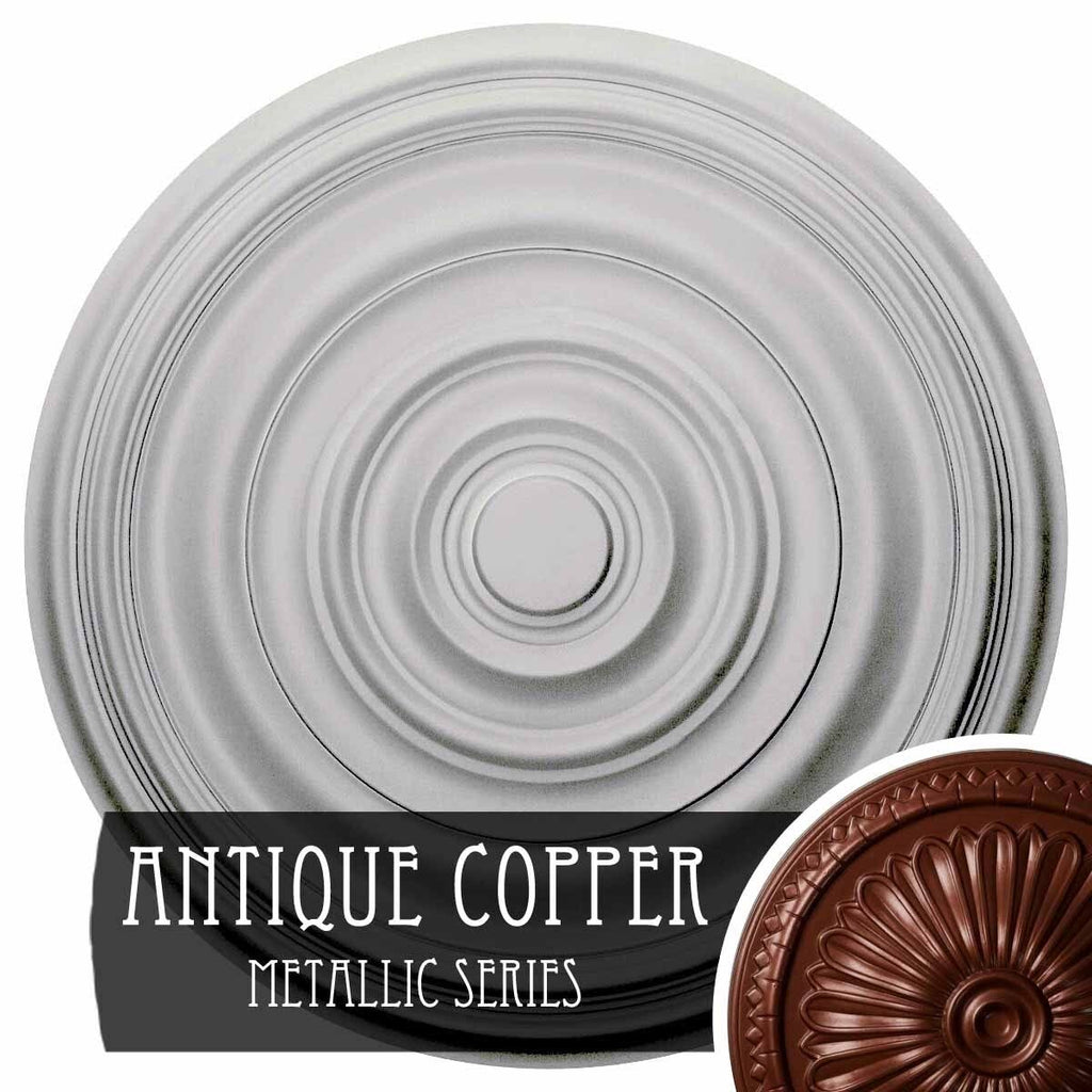 29 1/8x22OD x 1 1/2x22P Carton Smooth Ceiling Medallion H369