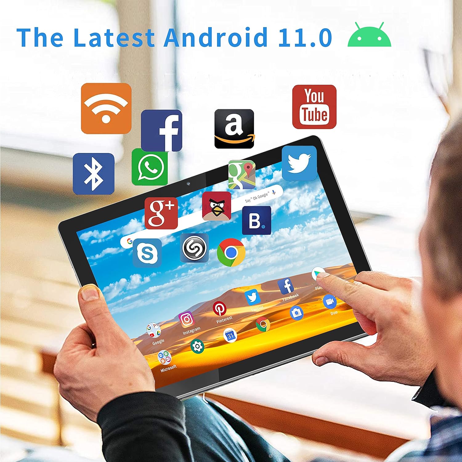 10.3 Inch Android 11 Tablet with 32GB Storage (Orange) F7284