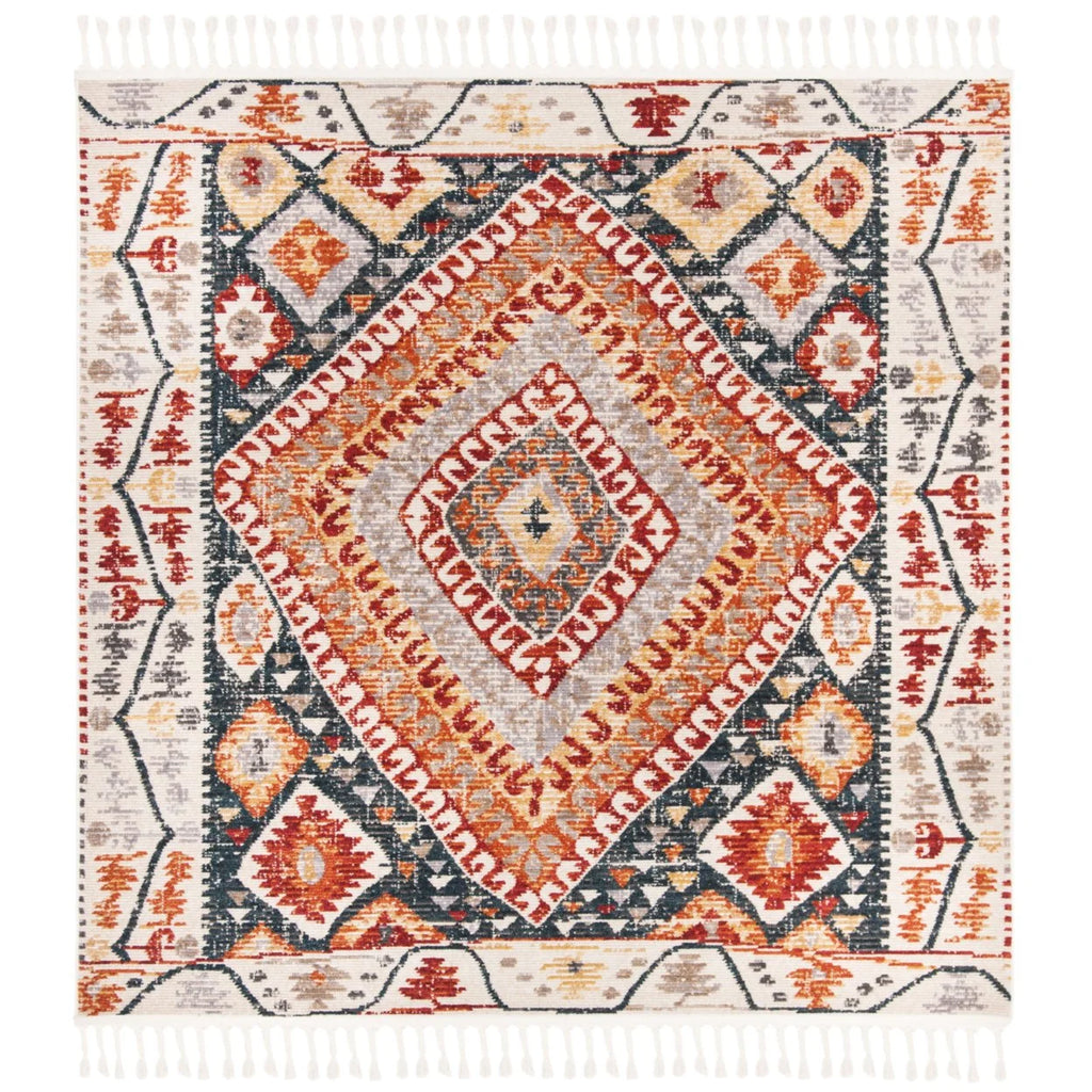 Ivory / Navy Rug J680