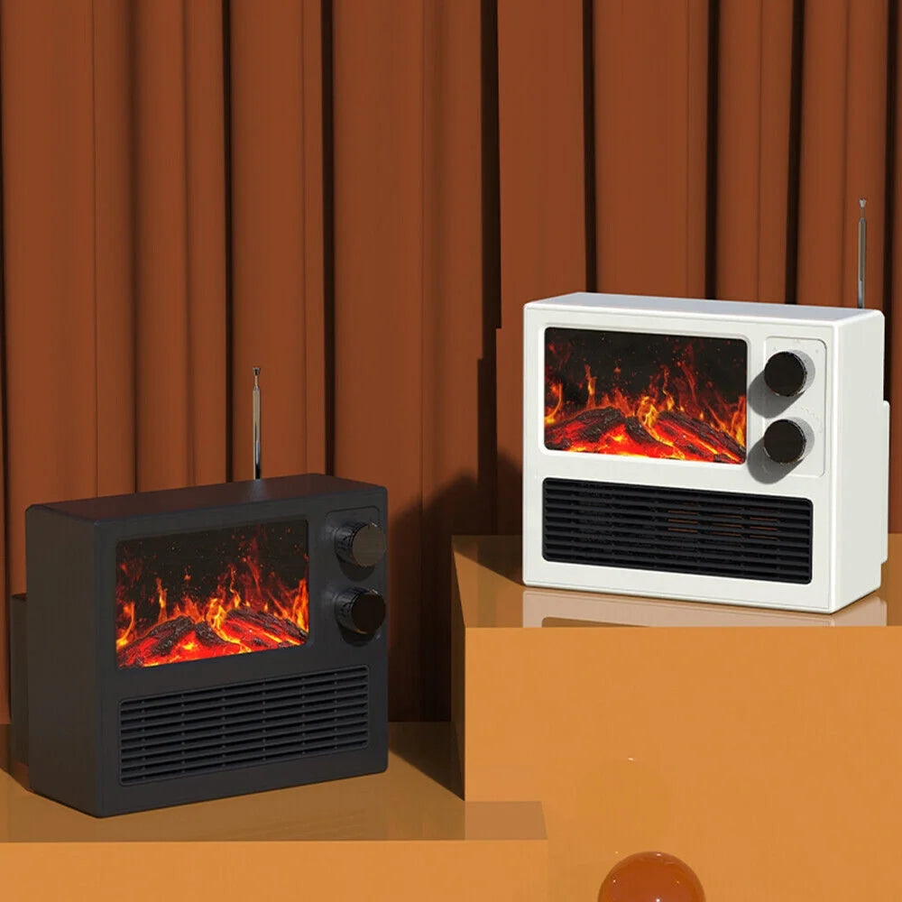 1000W Electric Fireplace Heater with 3D Flame N18831