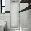 Hinged Semi-Frameless Shower Door F77460